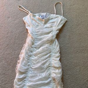 Princess Polly White Lace Mini Dress